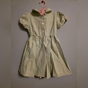 Charming Sage Green Kids Dress 18-24M